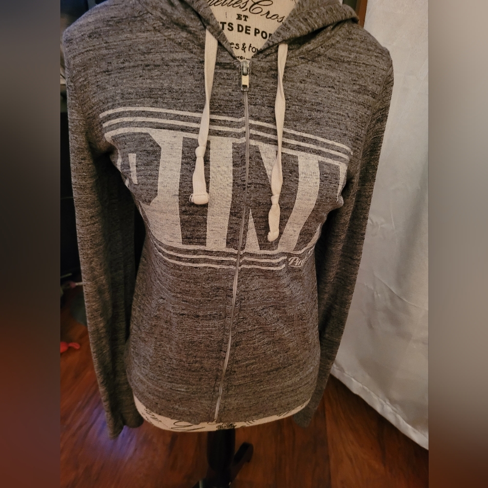 Gray 'Pink' Hoodie